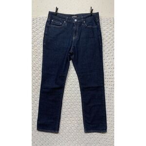 Express Jeans Mens 33x30 Fits 33x29 Blue Denim Classic Straight leg Stretch